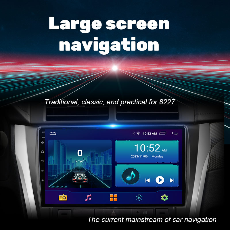 The 10-inch high-definition large-screen car head unit facilitates your navigation and allows you to see more clearly.