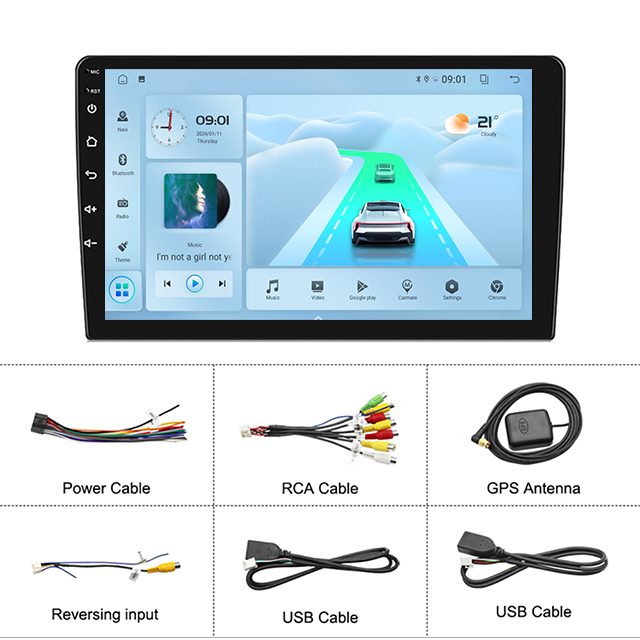 MCX T100 10 in 1280*720 1.5G+64G Android DVD Player for Car Factories