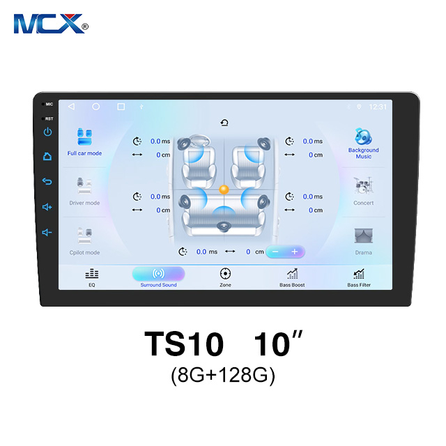 MCX TS10 8+128G 10in Touch-screen Wireless Car Stereo Manufacturers
