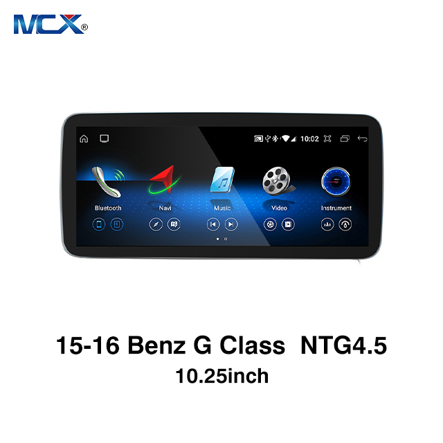MCX 15-16 Benz G Class W641 NTG 4.5 10.25 Inch Bluetooth Head Unit Exporter