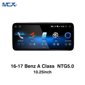 MCX 16-17 Benz A Class NTG 5.0 10.25 Inch Car Android Stereo System Factories