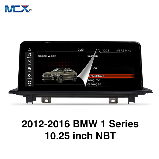 MCX 2012-2016 BMW 1 Series 10.25 Inch NBT Touch Car Audio Factory