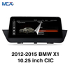 MCX 2012-2015 BMW X1 10.25 Inch CIC Car Audio Player Fabrication