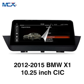 MCX 2012-2015 BMW X1 10.25 Inch CIC Car Audio Player Fabrication