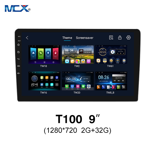 MCX T100 9 Inch 1280*720 2G+32G Android Car Stereo Touch Screen Facility