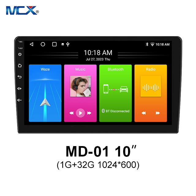 MCX MD-01 10 Inch 1+32G 1024*600 DSP Car DVD Player Bulk