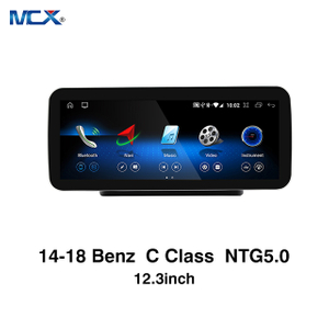 MCX 14-18 Benz C Class W205 NTG 5.0 12.3 Inch Android Car Radio Stereo Exporter