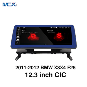MCX 2011-2012 BMW X3X4 F25 12.3 Inch CIC Carplayer Producers