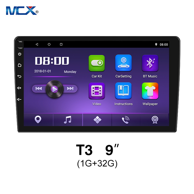 MCX T3 9 Inch 1+32G HD Automotive Radio System Suppliers