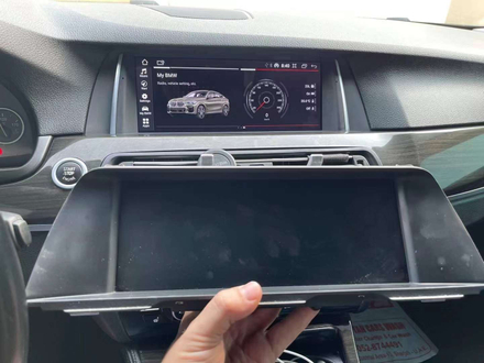 BMW head unit install picture