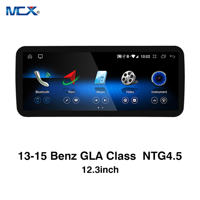 MCX 13-15 Benz GLA 250 NTG 4.5 12.3 Inch Android BT Car Radio Head Factory