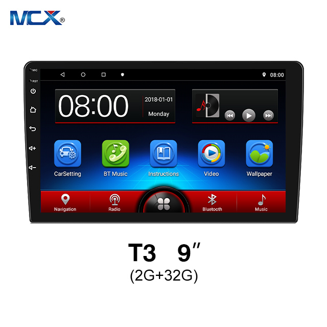 MCX T3 9 Inch 2+32G IPS Android Car Multimedia Factories