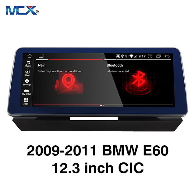 MCX 2009-2011 BMW E60 12.3 Inch CIC Car Touch Screen Inc