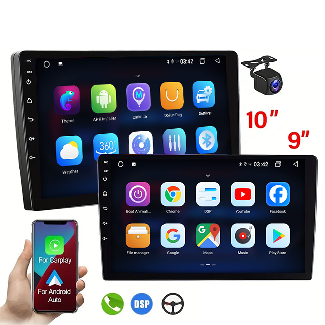 MCX T5 4+64G 9Inch Bluetooth Touch Screen 360 View Android Car Radio Supplier