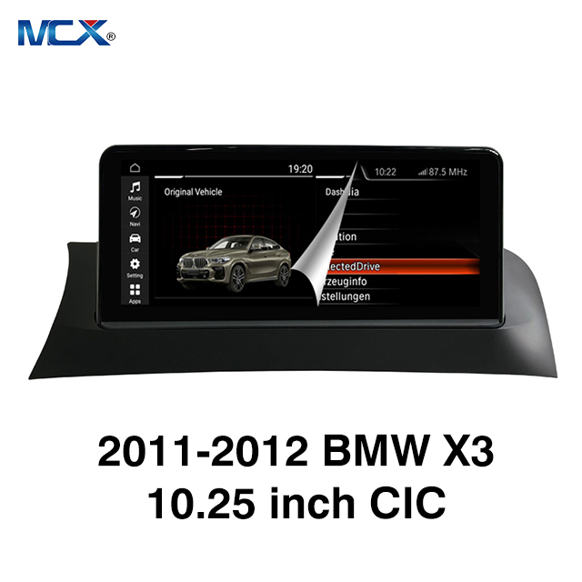 MCX 2011-2012 BMW X3 10.25 Inch CIC Car Stereo Touch Screen Inc