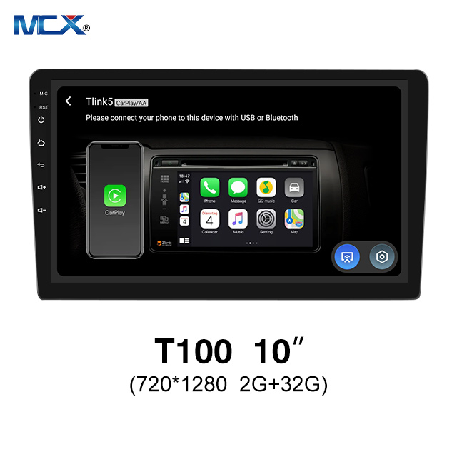 MCX T100 10 Inch 720*1280 2G+32G Android Car Stereo with DVD Wholesale