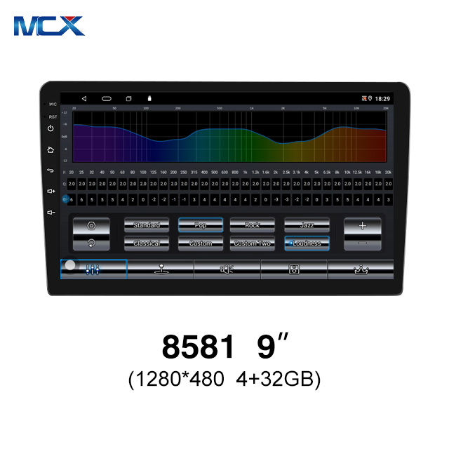 MCX N81 9 Inch 8581 4g+32g 1280*480 Mirror Link Gps Universal Car Dvd Player Fabricates