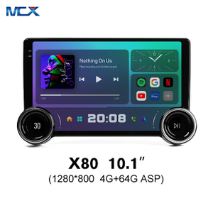 MCX X80 10.1 Inch 4+64G ASP Double Din Volume Knob Car Audio Wholesale Suppliers