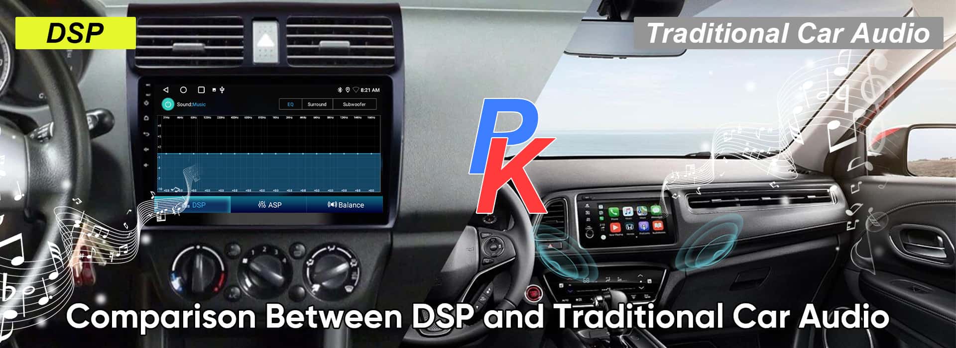 Comparison Between DSP and Traditional Car Audio