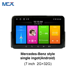 MCX 7" Mercedes-Benz Style 2+32G 1024*600 Single Din Apple Carplay Head Unit Agency
