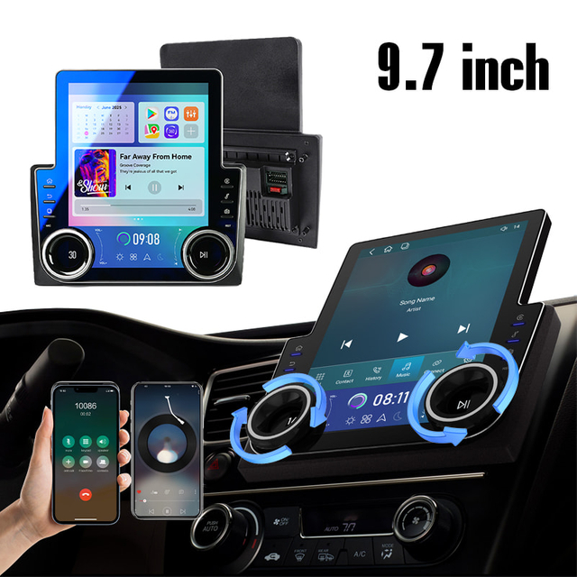 MCX 9.7 Inch V97 DSP 6+128G BT5.0 WiFi 4g Dual Knob Android Car Stereo Manufacturers