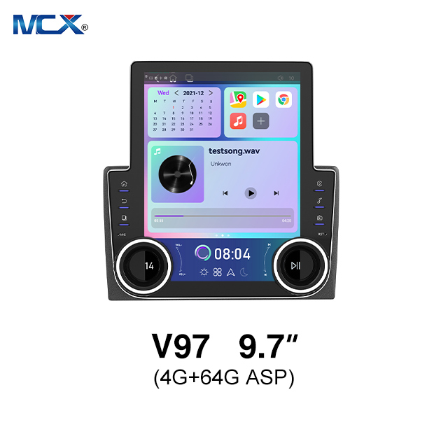 MCX 9.7 Inch V97 4+64G ASP 10 Core Knob Control Car Dvd Headunit Distributor