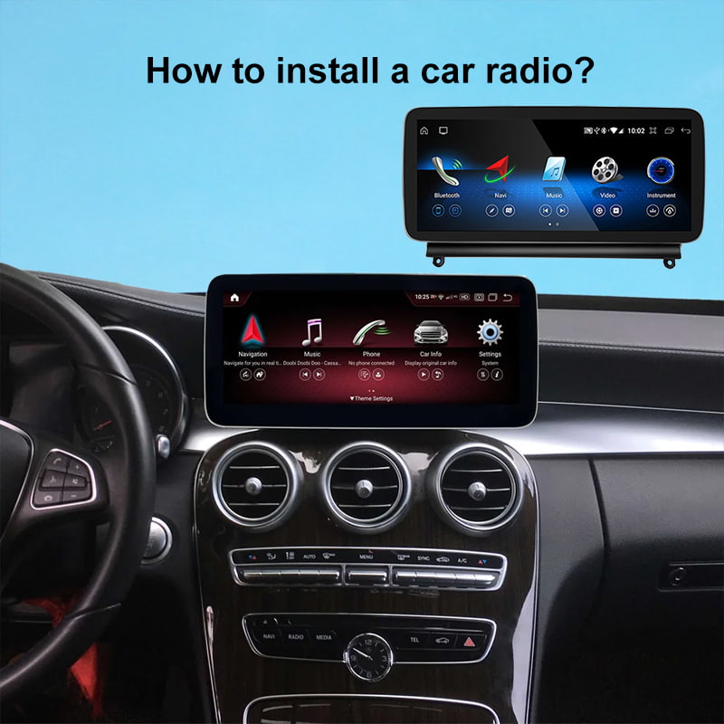 how to install a car radio