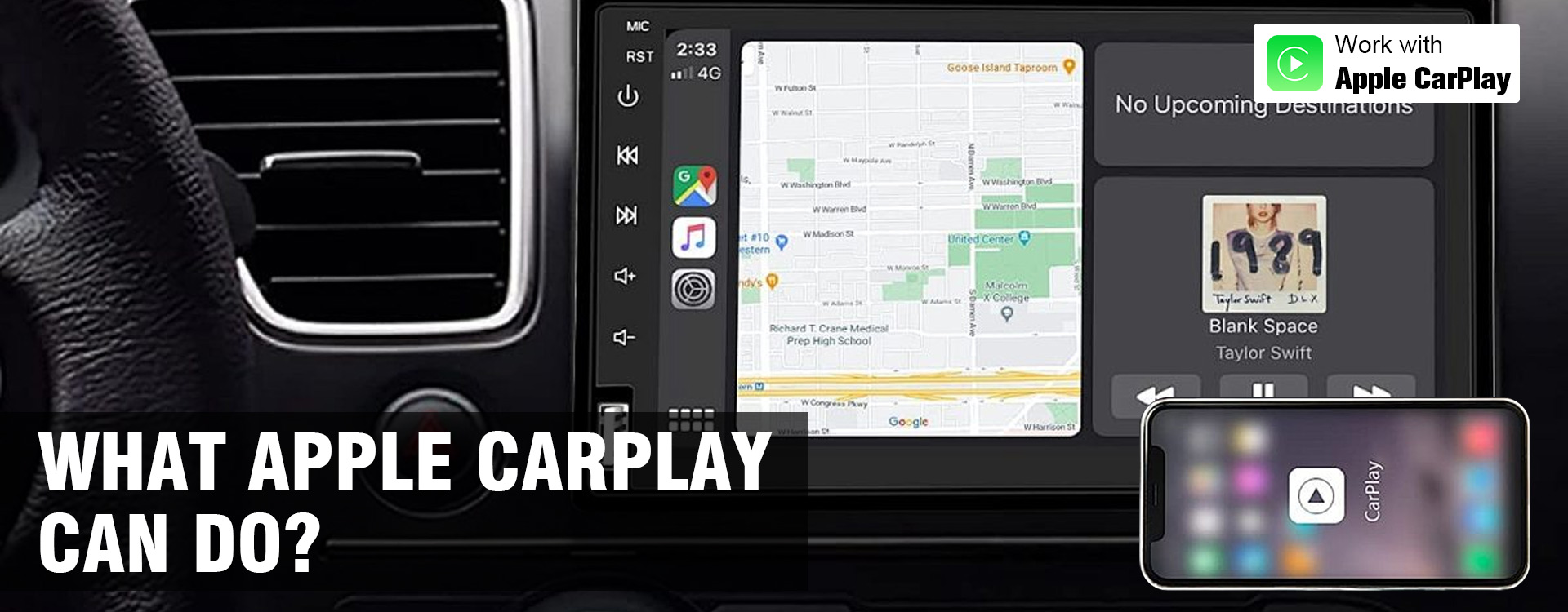 what apple carplay can do？