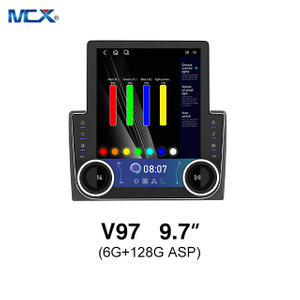 MCX 9.7 Inch V97 BT5.0 Android Double Din Volume Knob Vehicle Radio Dealer