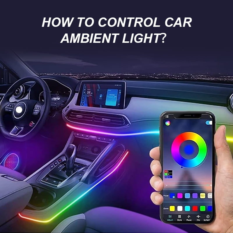 How to control car ambient light