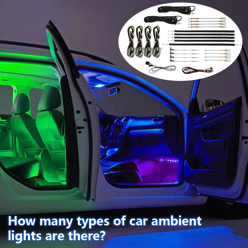 How many types of car ambient lights are there
