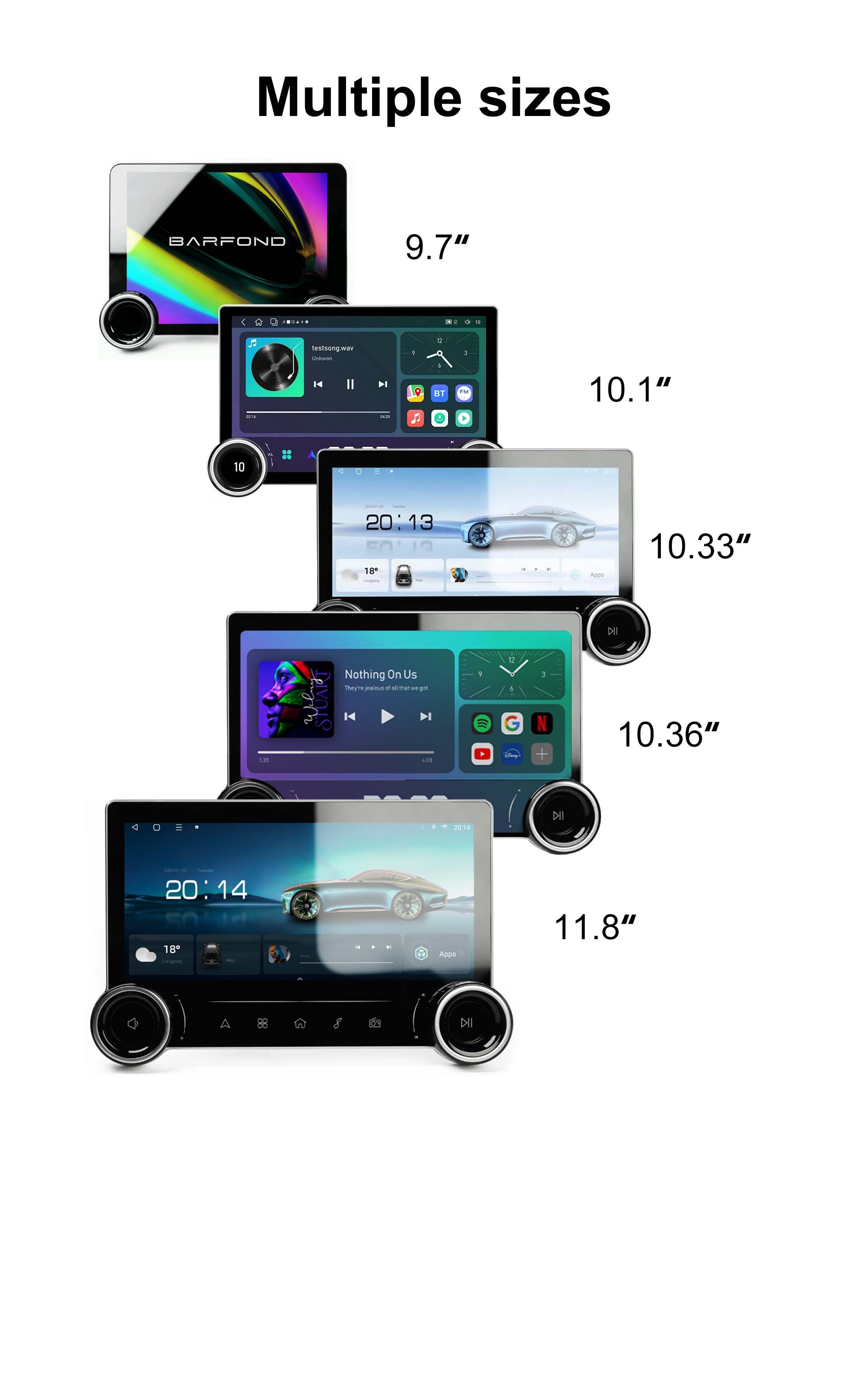 car radio size