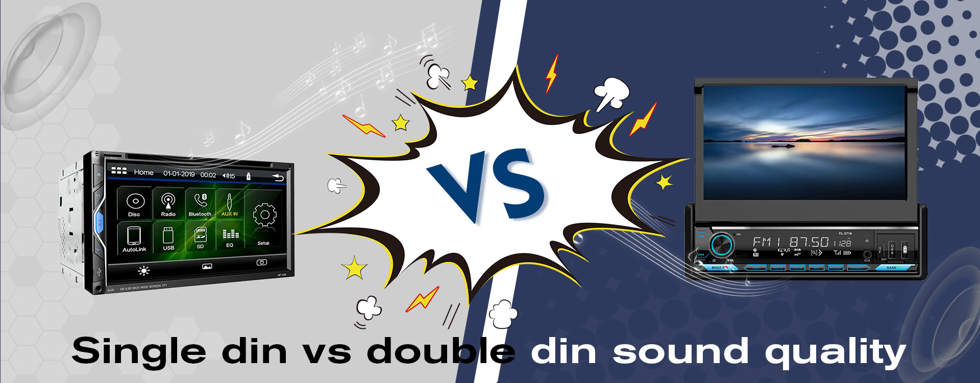 Single din vs doubdin sound quality
