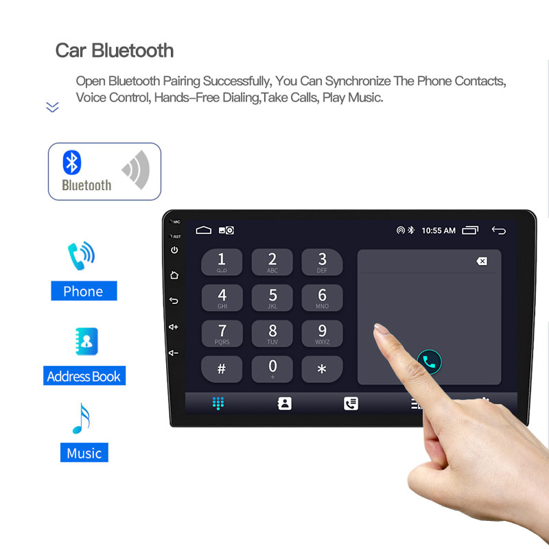 1 din car stereo with screen