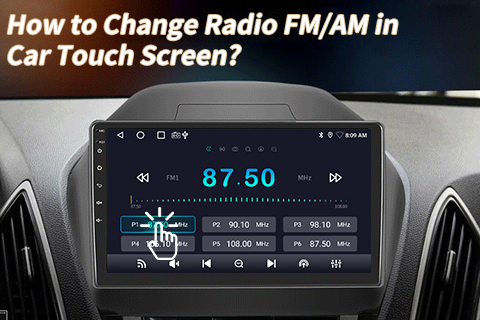 How To Change Radio FM/AM in Car Touch Screen