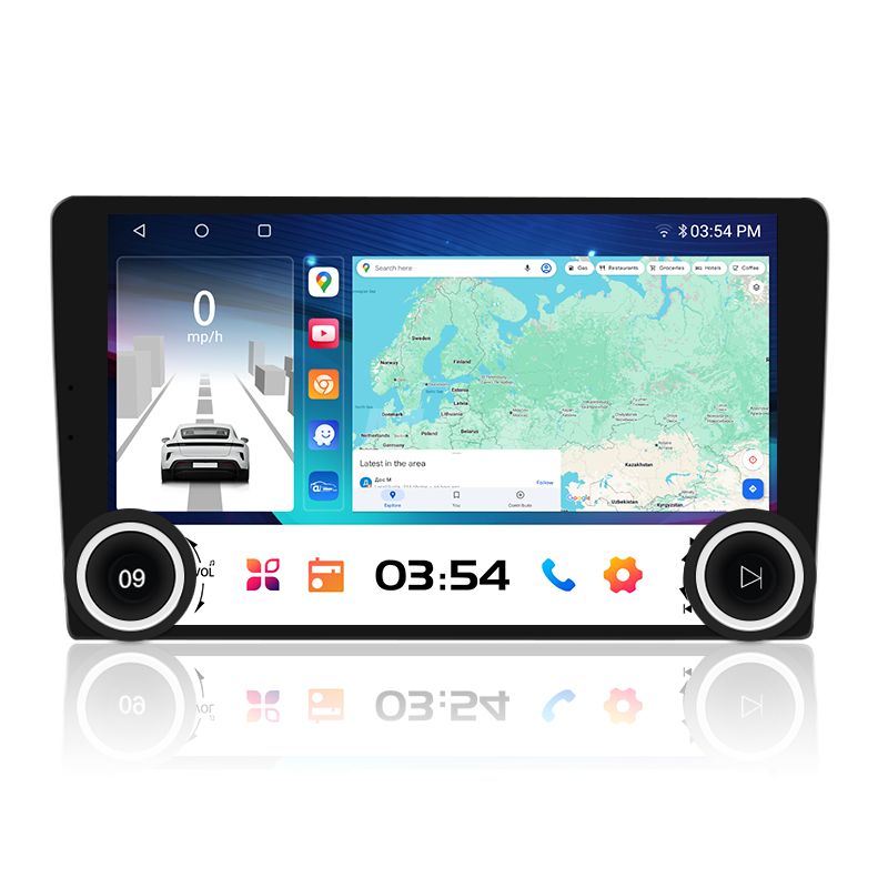 MCX QM6 4G DSP SWC Android Dual Knob Android Car DVD Player Factory