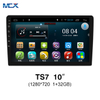 MCX TS7 10 Inch 1280*720 1+32GB Mirror Link Car Audio Screen System Companies