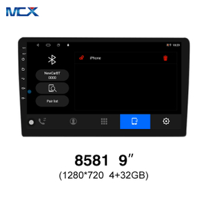 MCX N81 9 Inch 8581 4g+32g 1280*720 8 Core Mirror Link Universal Car Android Player Factories