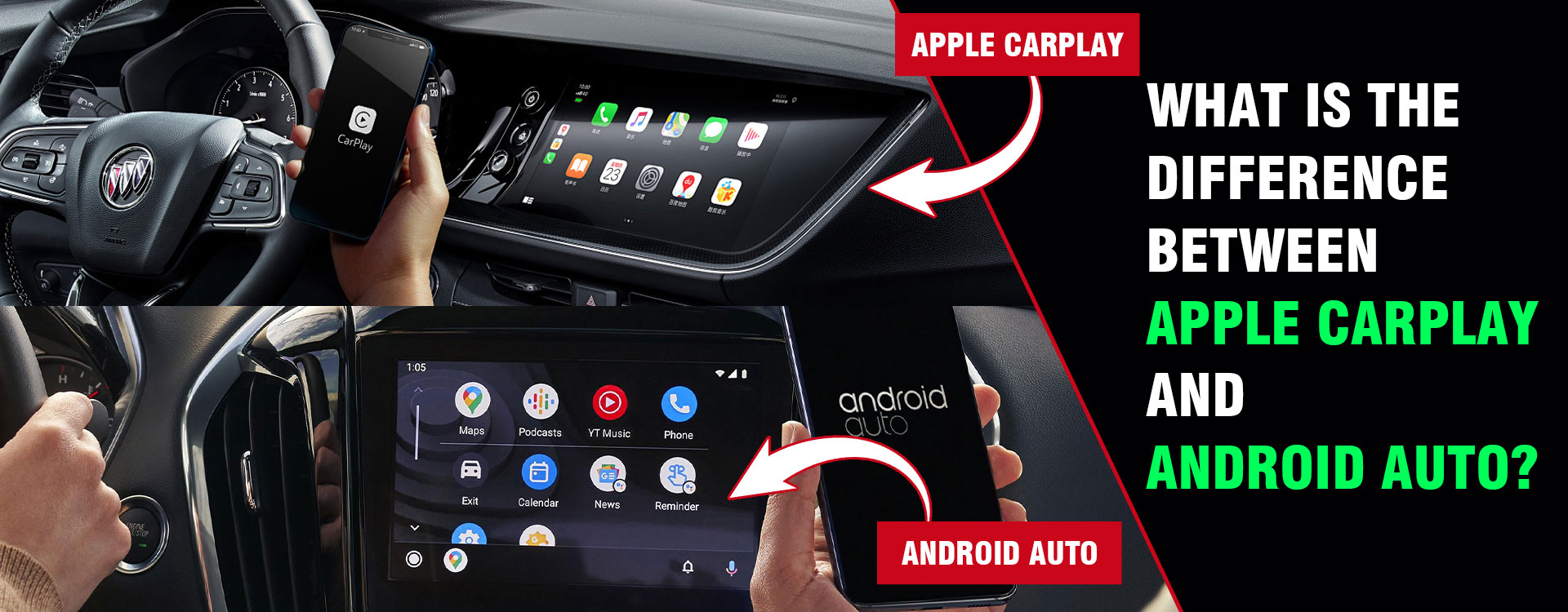 android auto touch screen