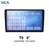 MCX T9 3+32G 9 Inch 1024*600 Carplay Mirrorlink Universal Bluetooth Car Radio Manufacturer